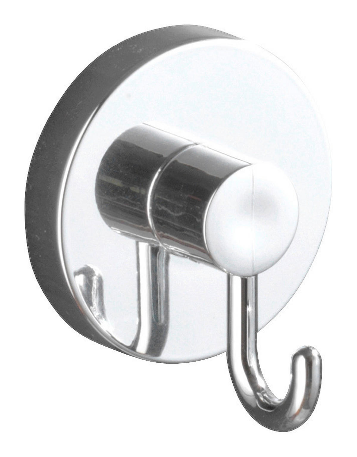 Haken Chrom Kunststoff B/H/L: ca. 6x7x5 cm Hakenset_glänzend_2Stck.Vacuum-Loc - Chrom (5,00/6,00/7,00cm) - WENKO
