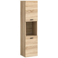 Badhochschrank BOSTON Eiche Sonoma Nachbildung B/H/T: ca. 30x125x29 cm BOSTON - Eiche (30,00/125,00/29,00cm) - xonox.home