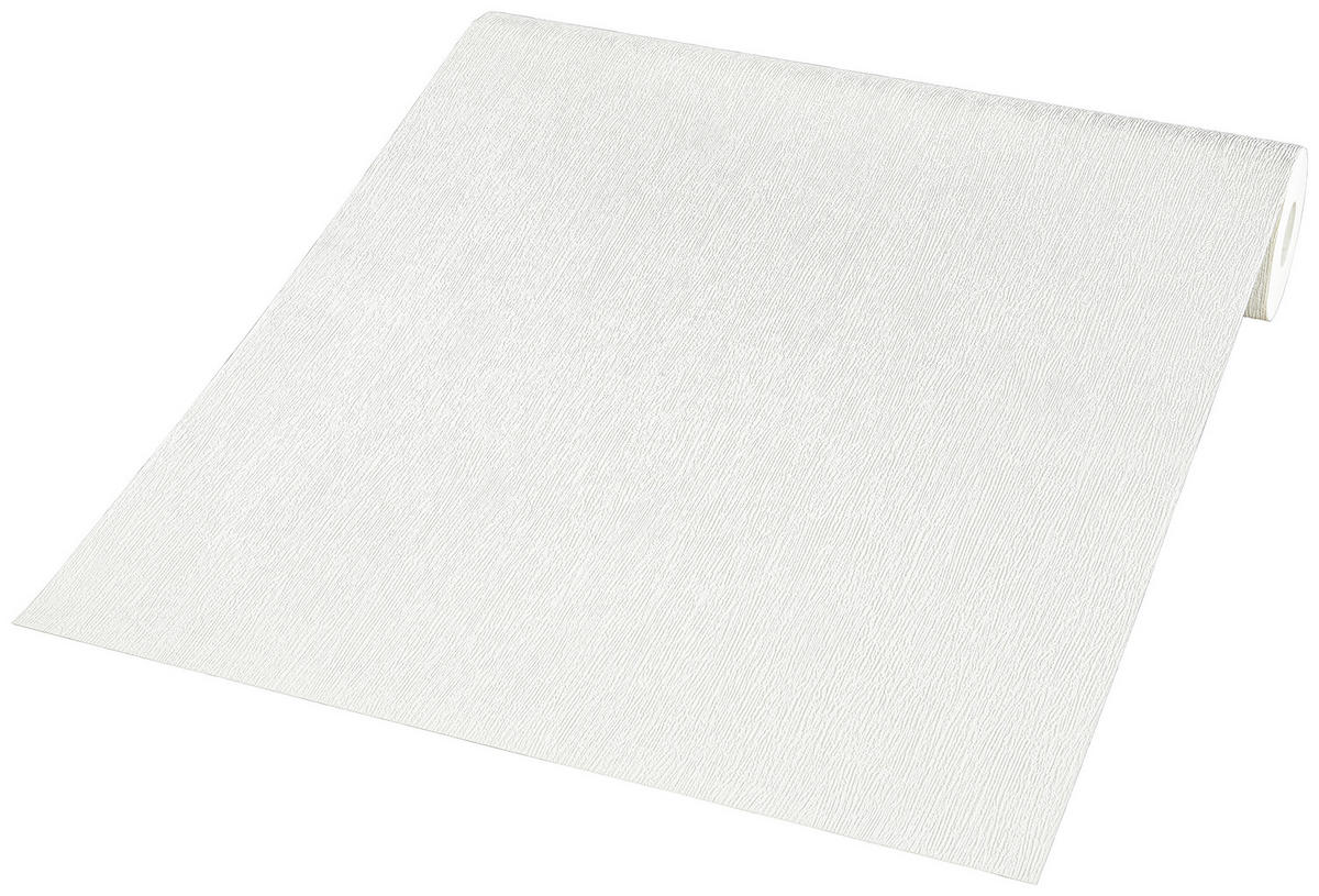 Vliestapete Struktur weiß B/L: ca. 53x1500 cm Vliestapete_35802-4 15m - weiß (53,00/1500,00cm)
