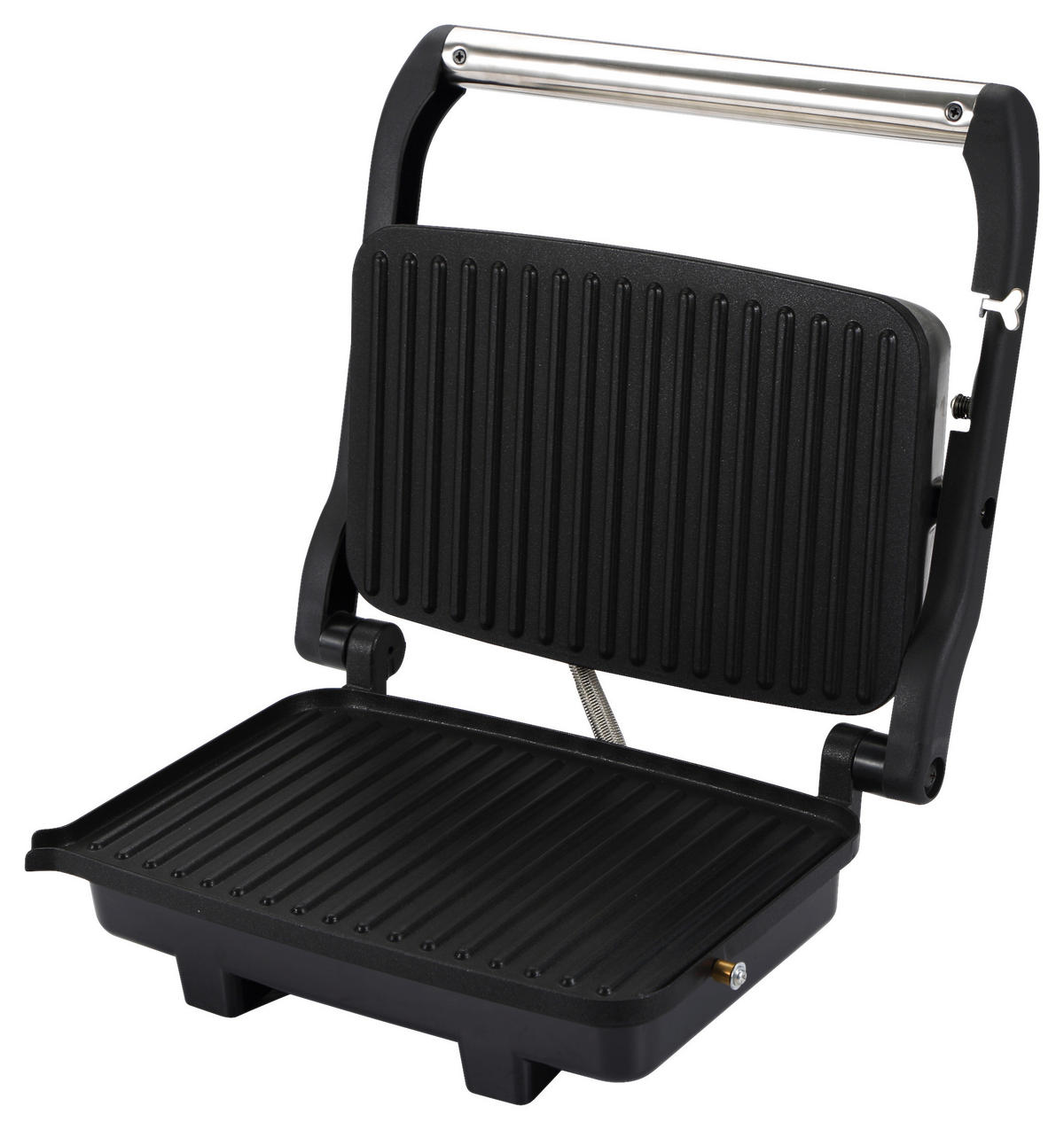 MASTERPRO Kontaktgrill BGMP-9008 silber Kunststoff Edelstahl B/H/T: ca. 35x13x30,5 cm Foodies BGMP-9008 - schwarz/silber (35,00/13,00/30,50cm) - MASTERPRO