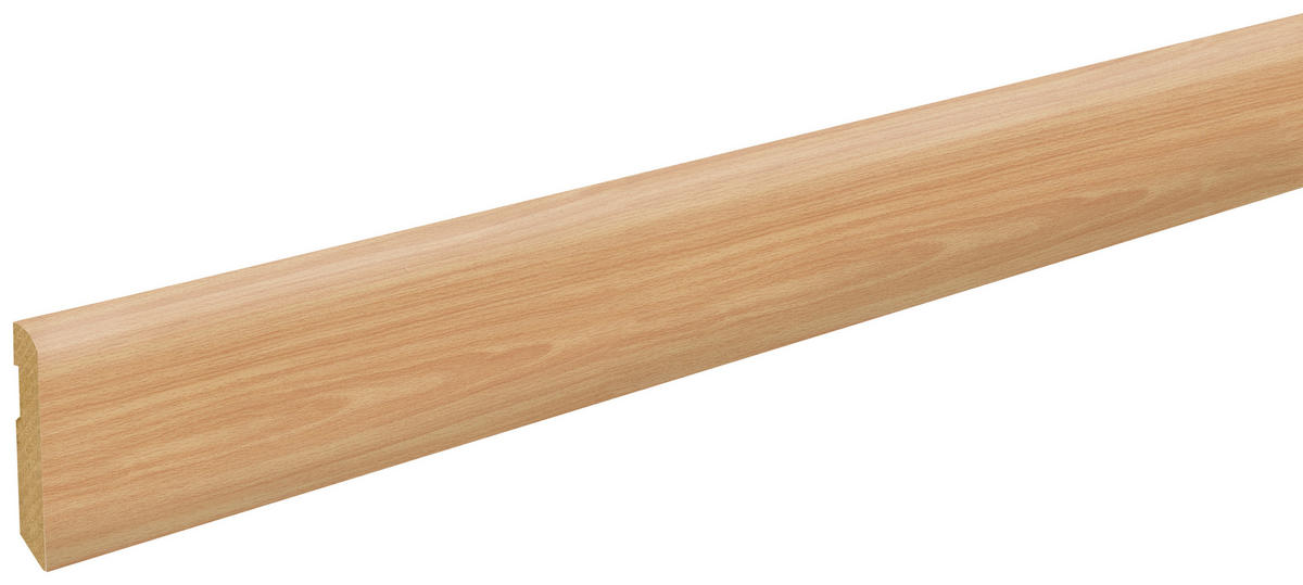 Sockelleiste B/H/L: ca. 1x5,8x250 cm Sockelleiste_Basic 58mm buche - (250,00/1,00/5,80cm)