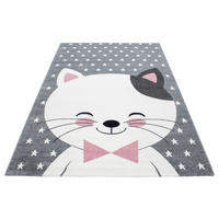 Ayyildiz Teppich KIDS pink B/L: ca. 120x170 cm KIDS - pink (120,00/170,00cm) - Ayyildiz