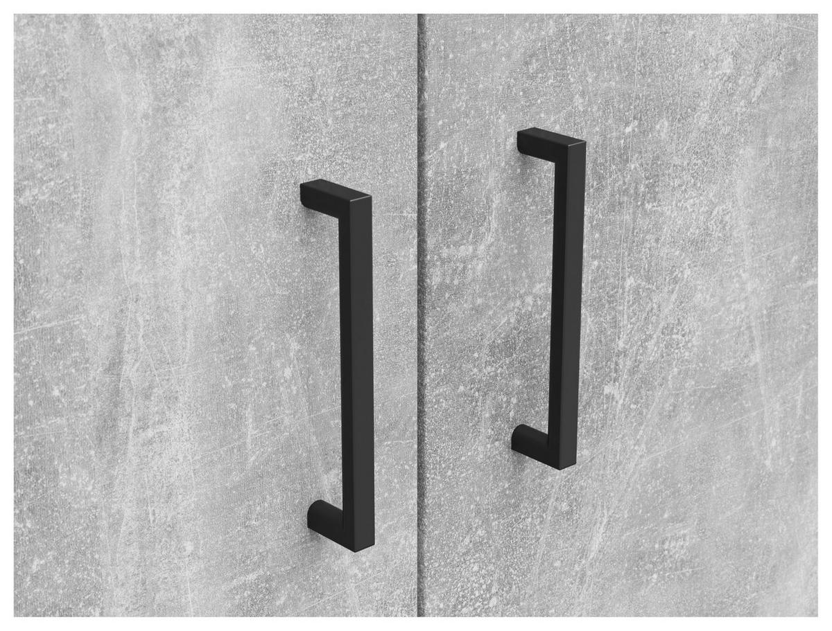 Schrank Multi-Stauraum Typ 37 Beton Optik B/H/T: ca. 80x195x40 cm Multi-Stauraum Typ 37 - Beton (80,00/195,00/40,00cm)