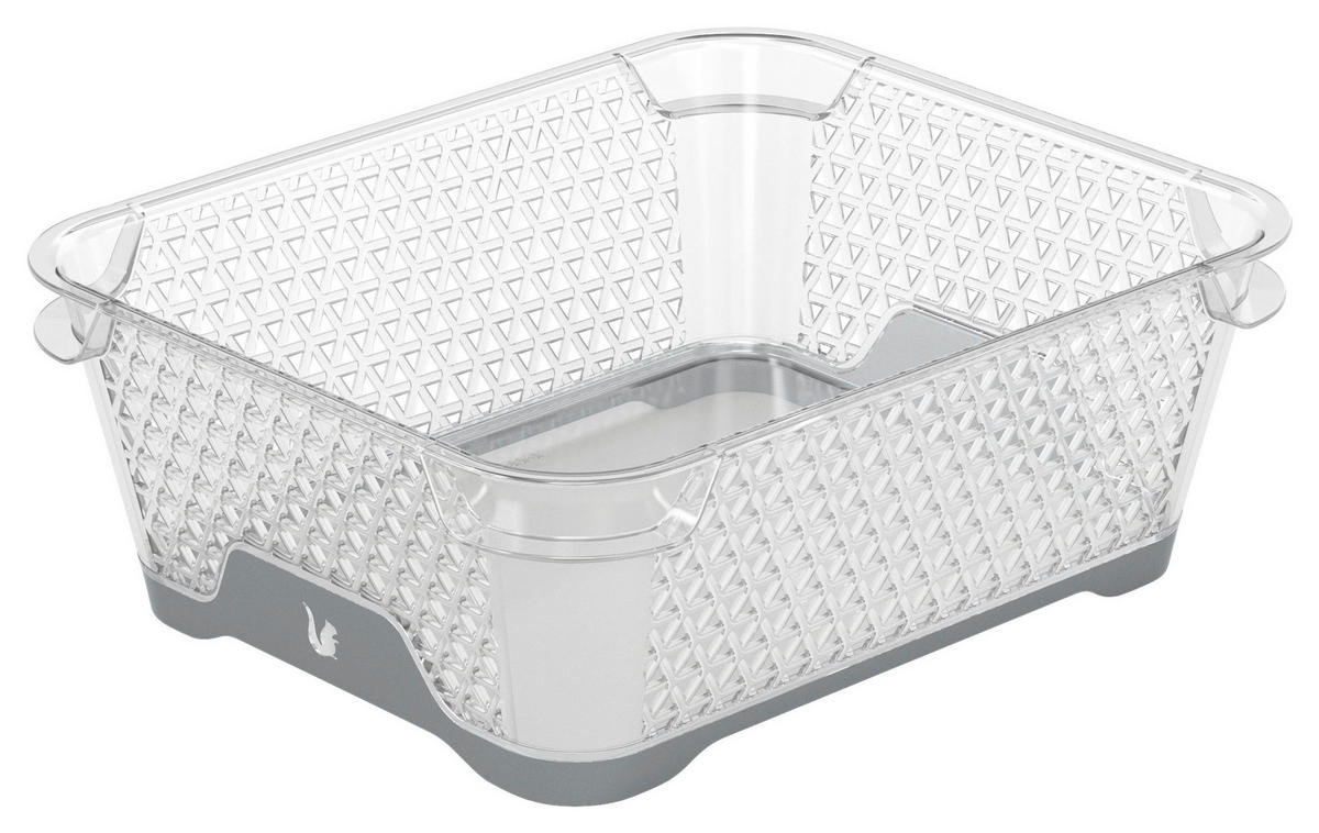 keeeper Stapelkörbchen grau B/H/L: ca. 16x7x20 cm Stapelkörbchen_Jonas - grau (20,00/16,00/7,00cm) - keeeper