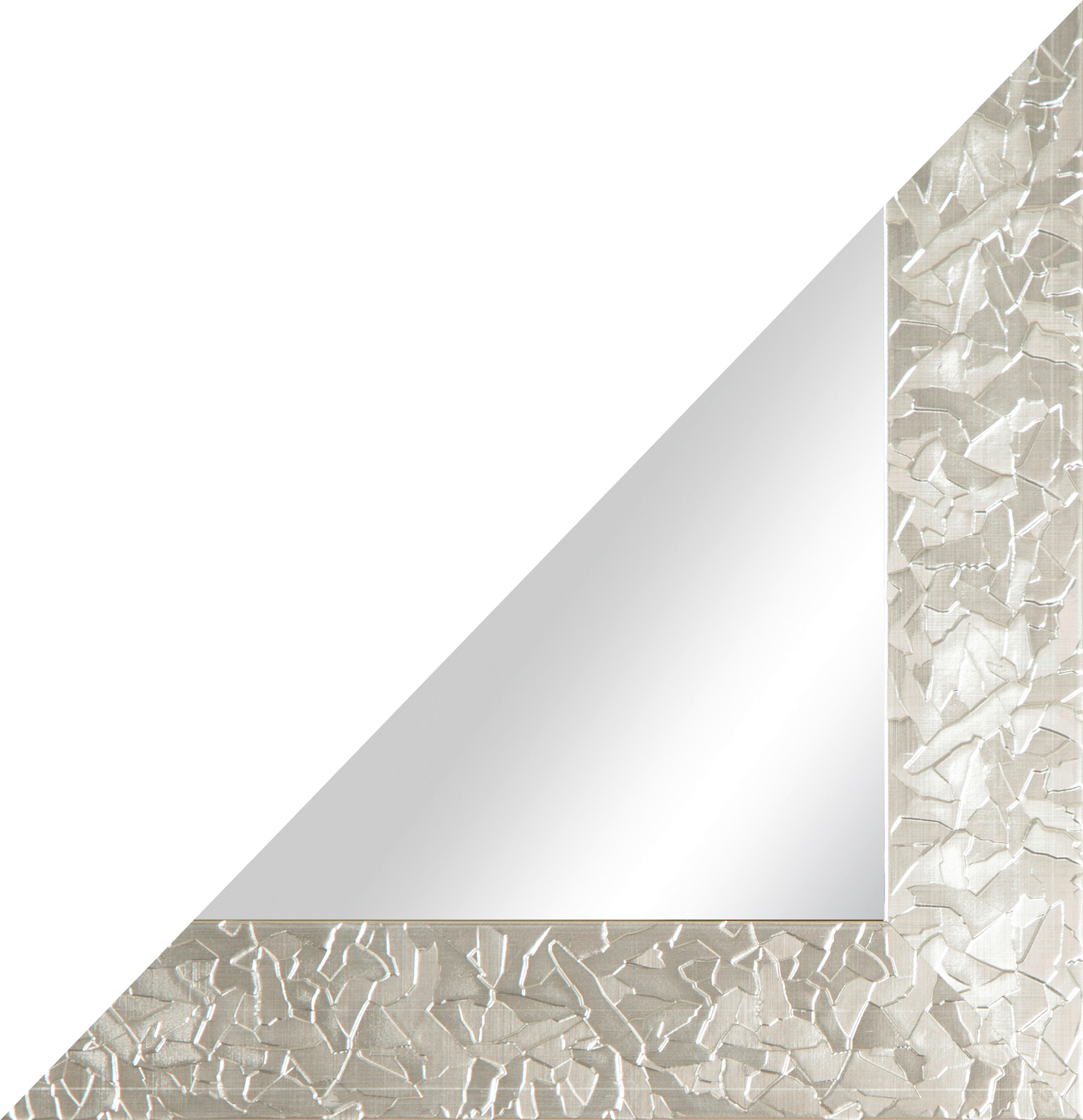 Rahmenspiegel Jessy silber Optik B/H/T: ca. 40x60x1,5 cm Jessy - silber (40,00/60,00/1,50cm)