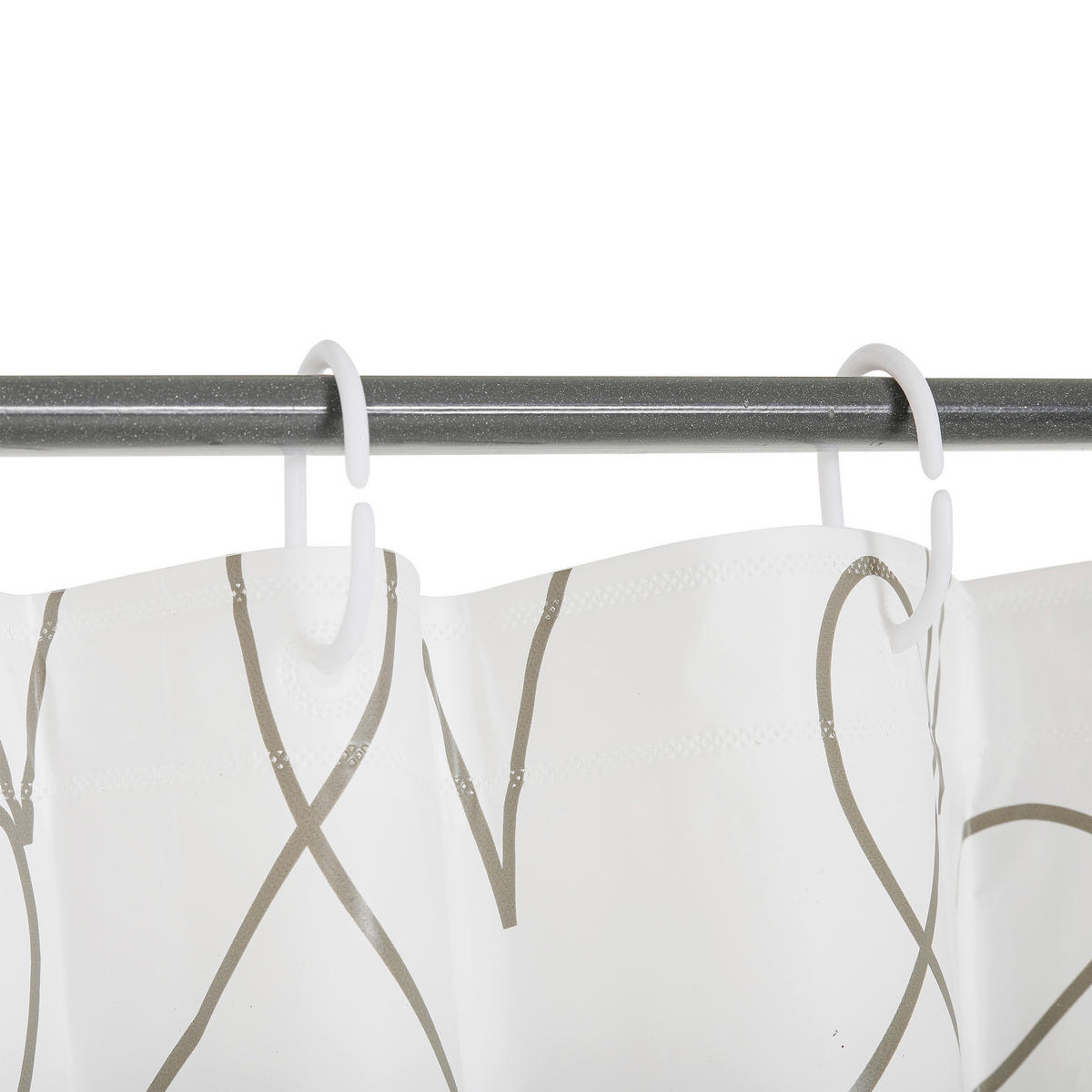 Duschset Polyester Duschset_2tlg.h.grau - (180,00/180,00cm)