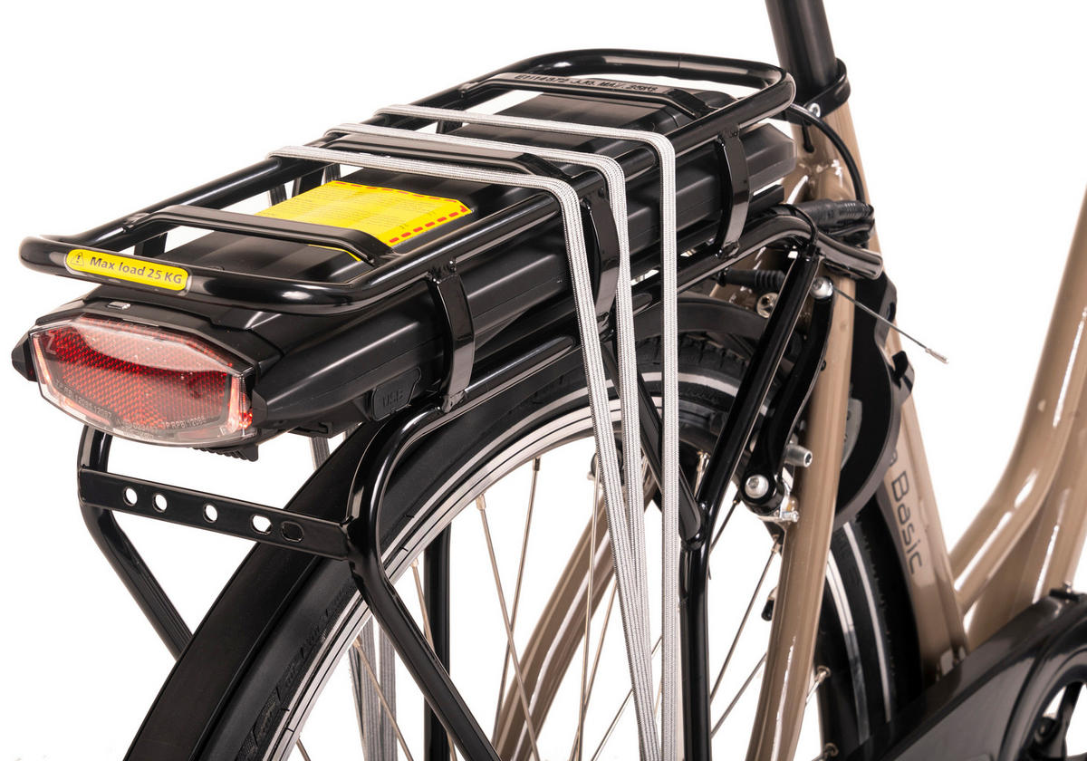 Hollandia City E-Bike Optima Basic KS199E 28 Zoll Rahmenhöhe 50 cm 7 Gänge bronze bronze ca. 250 W ca. 36 V ca. 28 Zoll Optima Basic - bronze - Hollandia