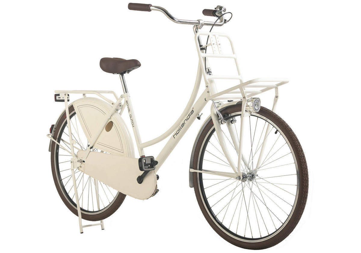 Hollandia Hollandrad Royal Dutch 161C 28 Zoll Rahmenhöhe 49 cm 1 Gänge weiß weiß ca. 28 Zoll Royal Dutch - weiß - Hollandia