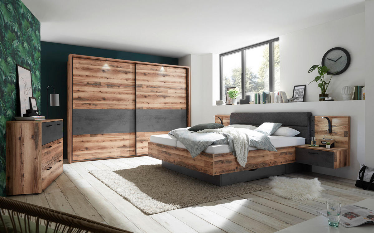 Bettanlage Alicante  B/H/T: ca. 307x46,5x211 cm Alicante - (307,00/46,50/211,00cm)