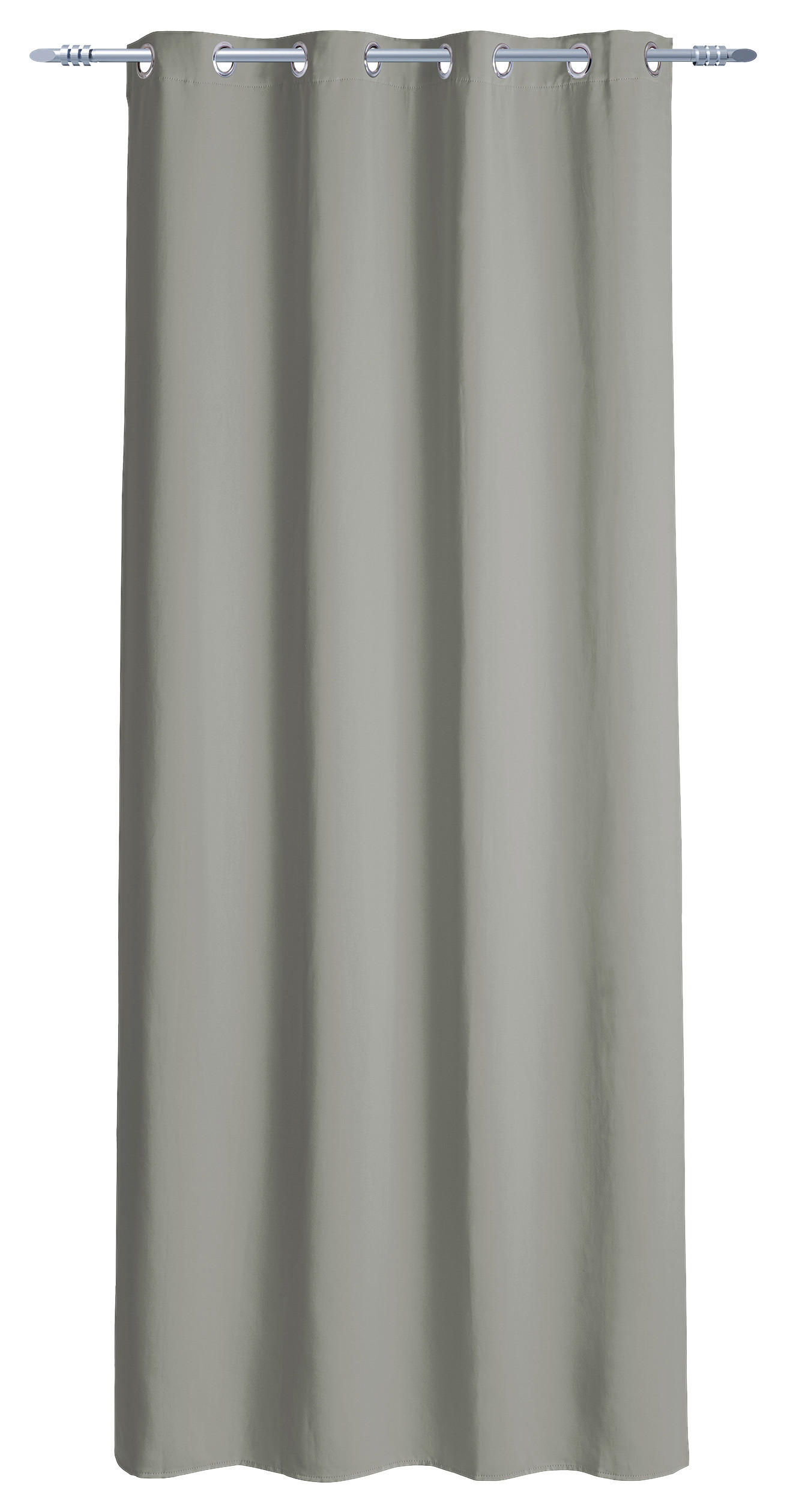 Thumbnail - Ösenvorhang Verona silber B/L: ca. 140x245 cm
