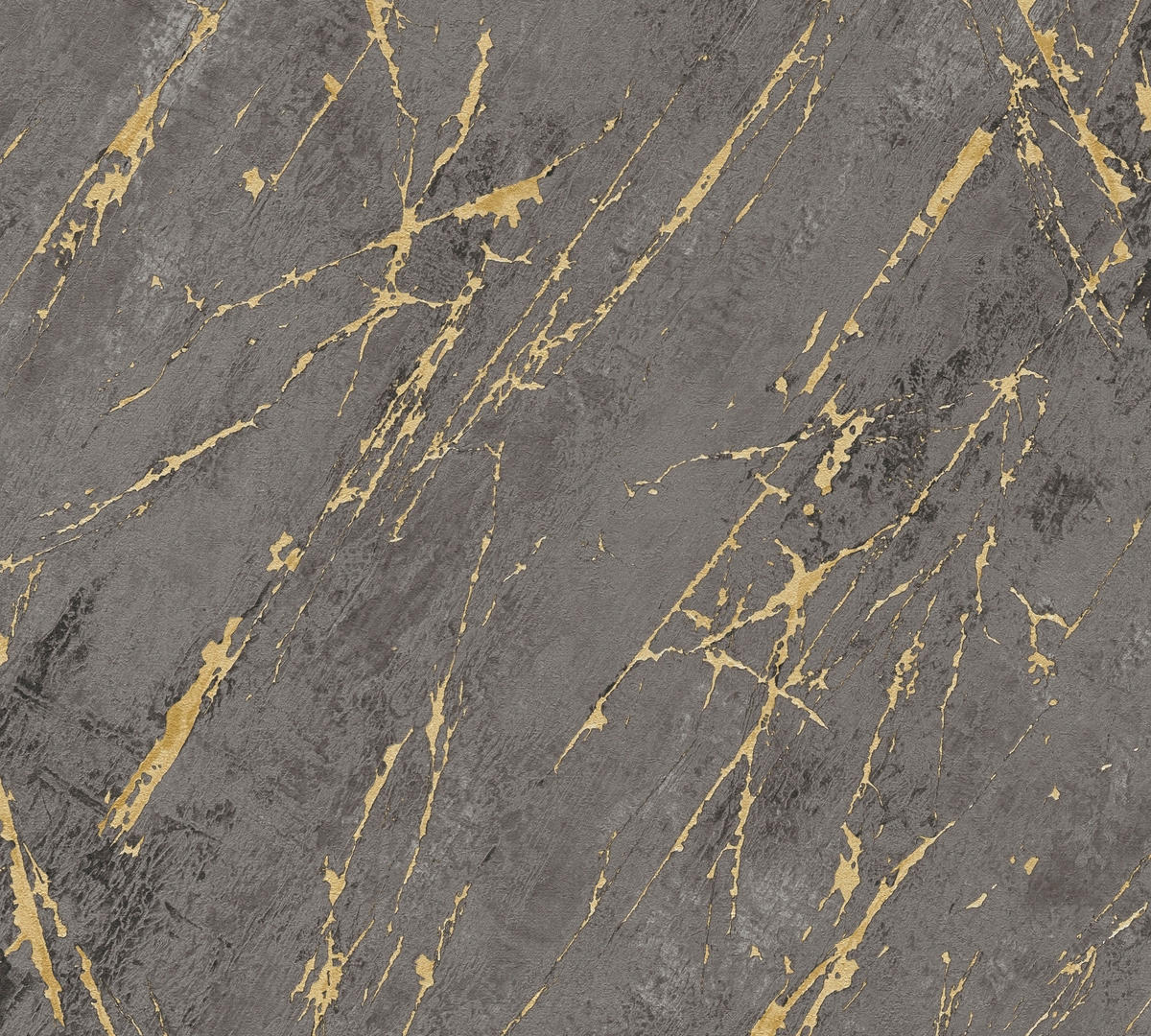 A.S.Création Vliestapete schwarz anthrazit gold B/H/D: ca. 53x1005x8,2 cm Vliestapete - gold/schwarz (8,20/1005,00cm) - A.S.Creation