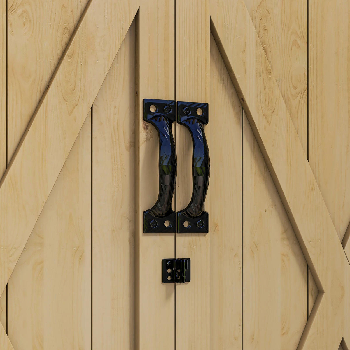 Outsunny Gartenschrank natur Polypropylen B/H/L: ca. 88x77,5x90 cm Gartenschrank - natur (90,00/88,00/77,50cm) - Outsunny
