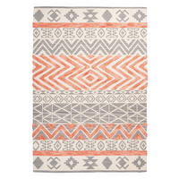 Arte Espina Kurzflorteppich Ethnie 125 apricot B/H/L: ca. 120x1x170 cm Ethnie 125 - apricot/grau (170,00/120,00/1,00cm) - Arte Espina