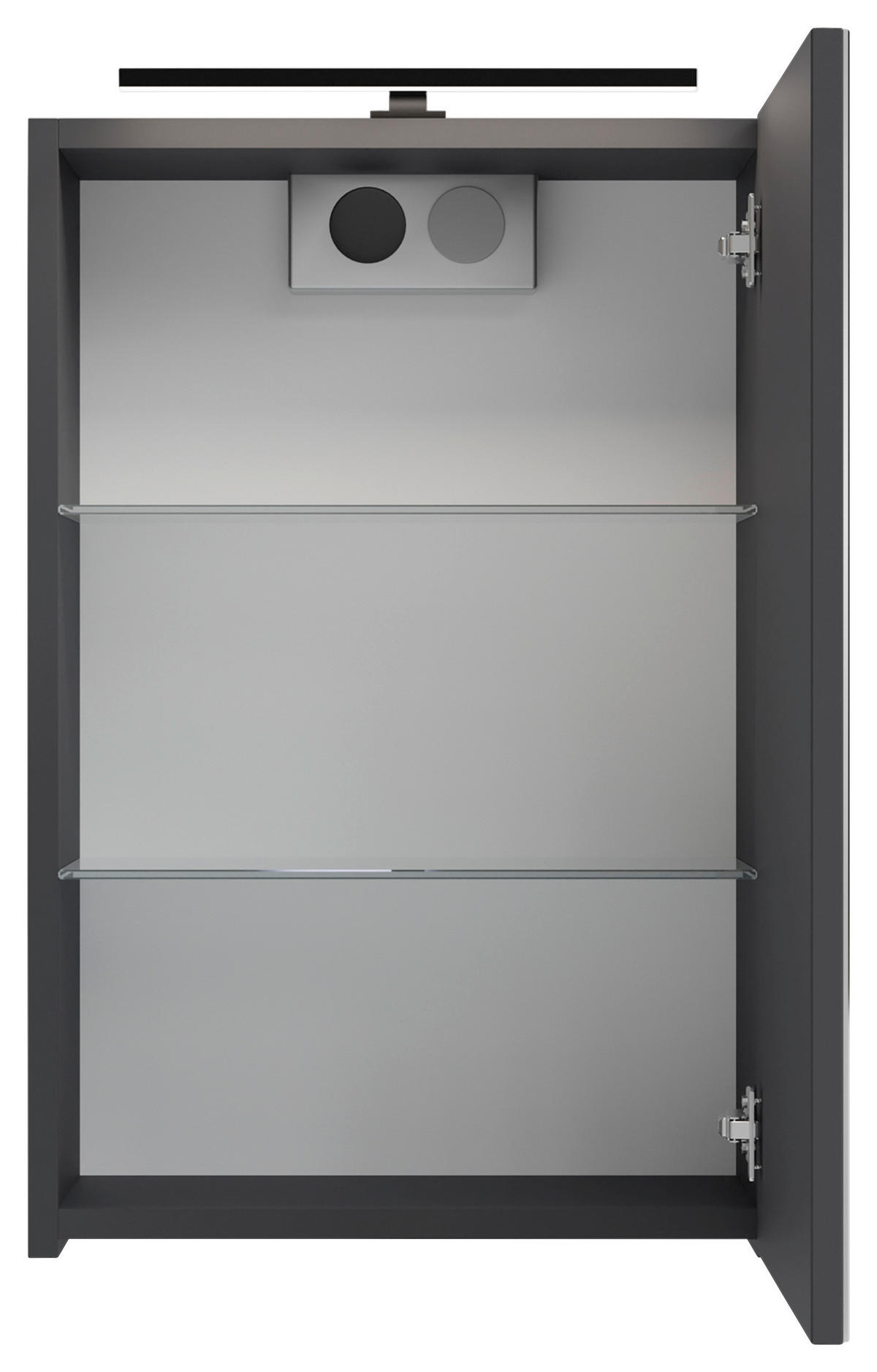 Spiegelschrank SPREE anthrazit B/H/T: ca. 40x60x20 cm SPREE - anthrazit (40,00/60,00/20,00cm) - byLIVING
