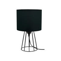 SPOT Light Tischleuchte 7554104 schwarz Textil Metall H/D: ca. 32x20 cm E27 1 Brennstellen Lucie - schwarz (20,00/32,00cm) - SPOT Light
