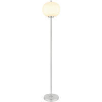 GLOBO Stehleuchte nickel matt Glas Metall H/D: ca. 160x30 cm 1 Brennstellen 15345SNO - nickel matt (30,00/160,00cm) - GLOBO
