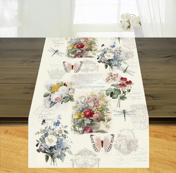 Tischläufer Tischläufer_Rose 40x140cm - Multi (40,00/140,00cm)