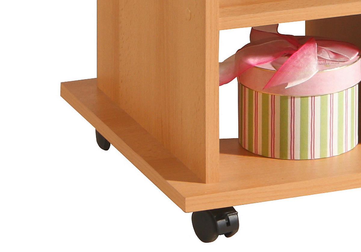 Couchtisch Babsi III buche Nachbildung B/H/T: ca. 107x53x67 cm Babsi III - buche/schwarz (107,00/53,00/67,00cm) - Hela