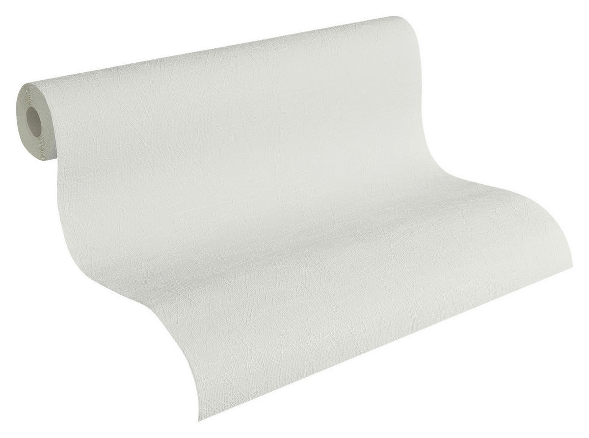 A.S.Creation Vliestapete weiß B/H/D: ca. 53x1005x9,7 cm Vliestapete - weiß (9,70/1005,00cm) - A.S.Creation