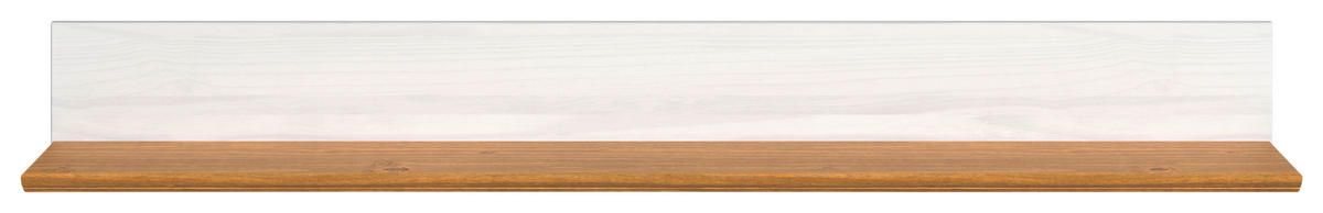 Wandboard Breda B/H/T: ca. 150x20x20 cm Breda - weiß/honig (150,00/20,00/20,00cm)