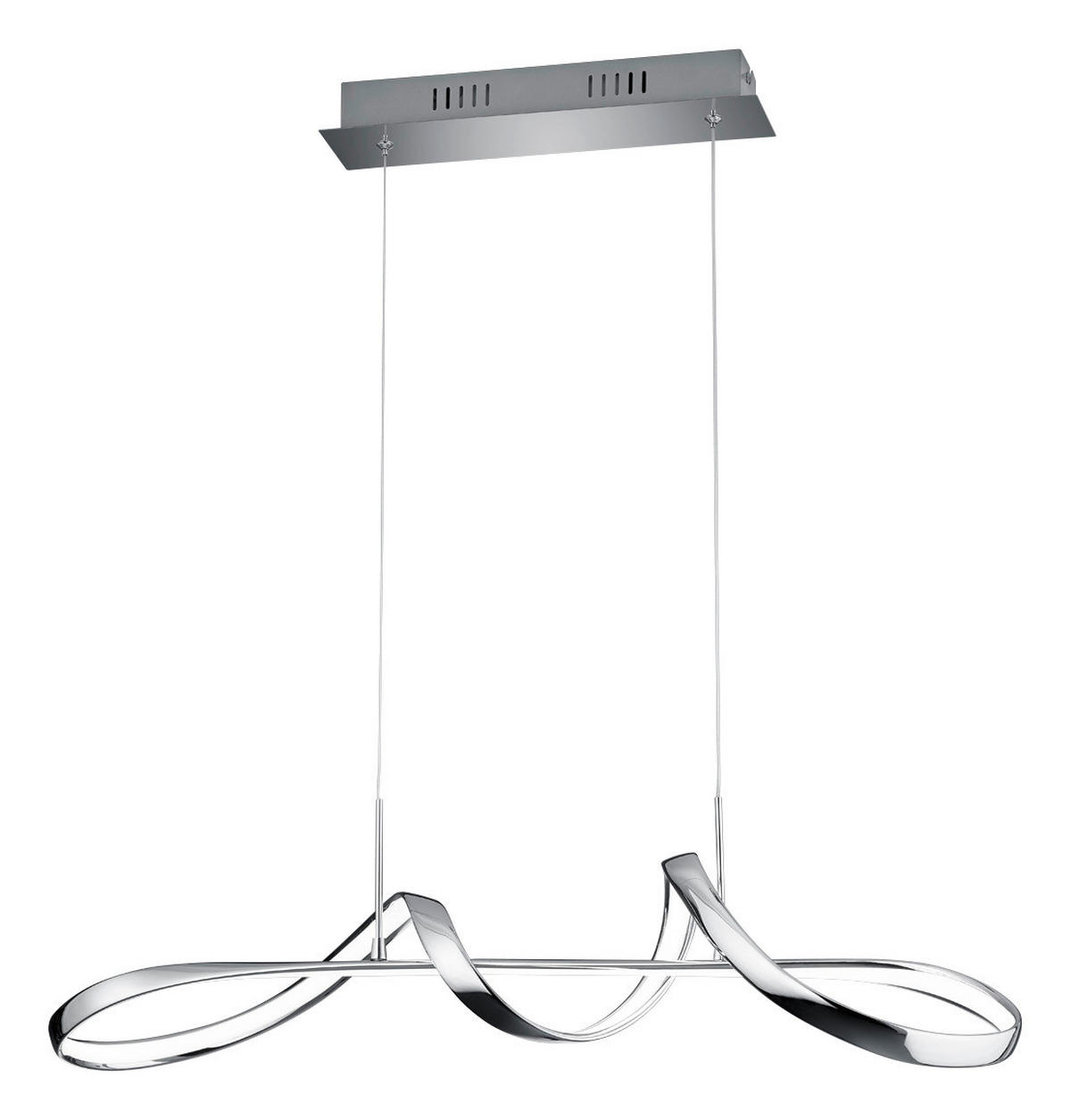Reality Pendelleuchte  R37091106 Perugia Chrom Metall B/H/T: ca. 81x150x46 cm 1.0 Brennstellen Perugia - Chrom (81,00/150,00/46,00cm) - Reality