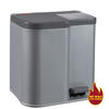 Abfalleimer silber Abfalleimer_Duo_Curver - anthrazit/silber