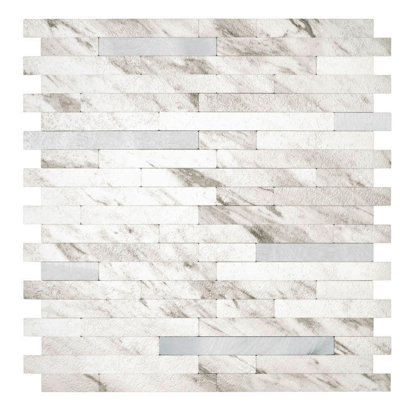Wandfliesen Silbergrau B/L: ca. 29,2x29,7 cm Wandfliese_d-c-fix_selbstklebend - Silbergrau (29,20/29,70cm)