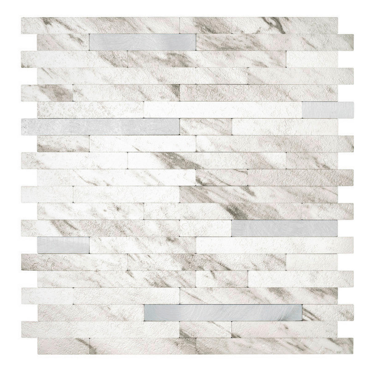 Wandfliesen Silbergrau B/L: ca. 29,2x29,7 cm Wandfliese_d-c-fix_selbstklebend - Silbergrau (29,20/29,70cm)