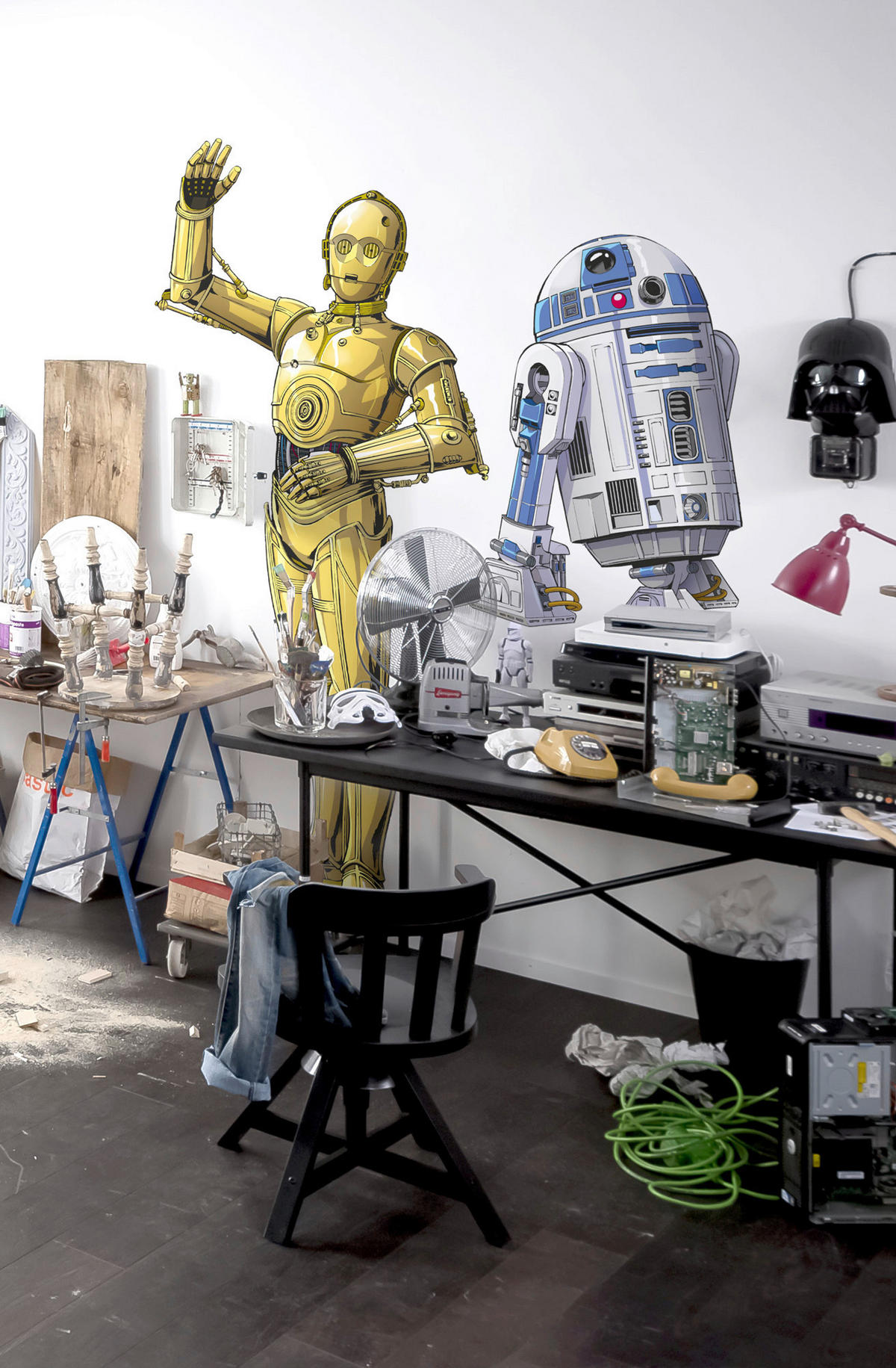 Komar Fototapete Star Wars XXL C 3PO B/L: ca. 127x200 cm Star Wars XXL C 3PO - (127,00/200,00cm) - Komar