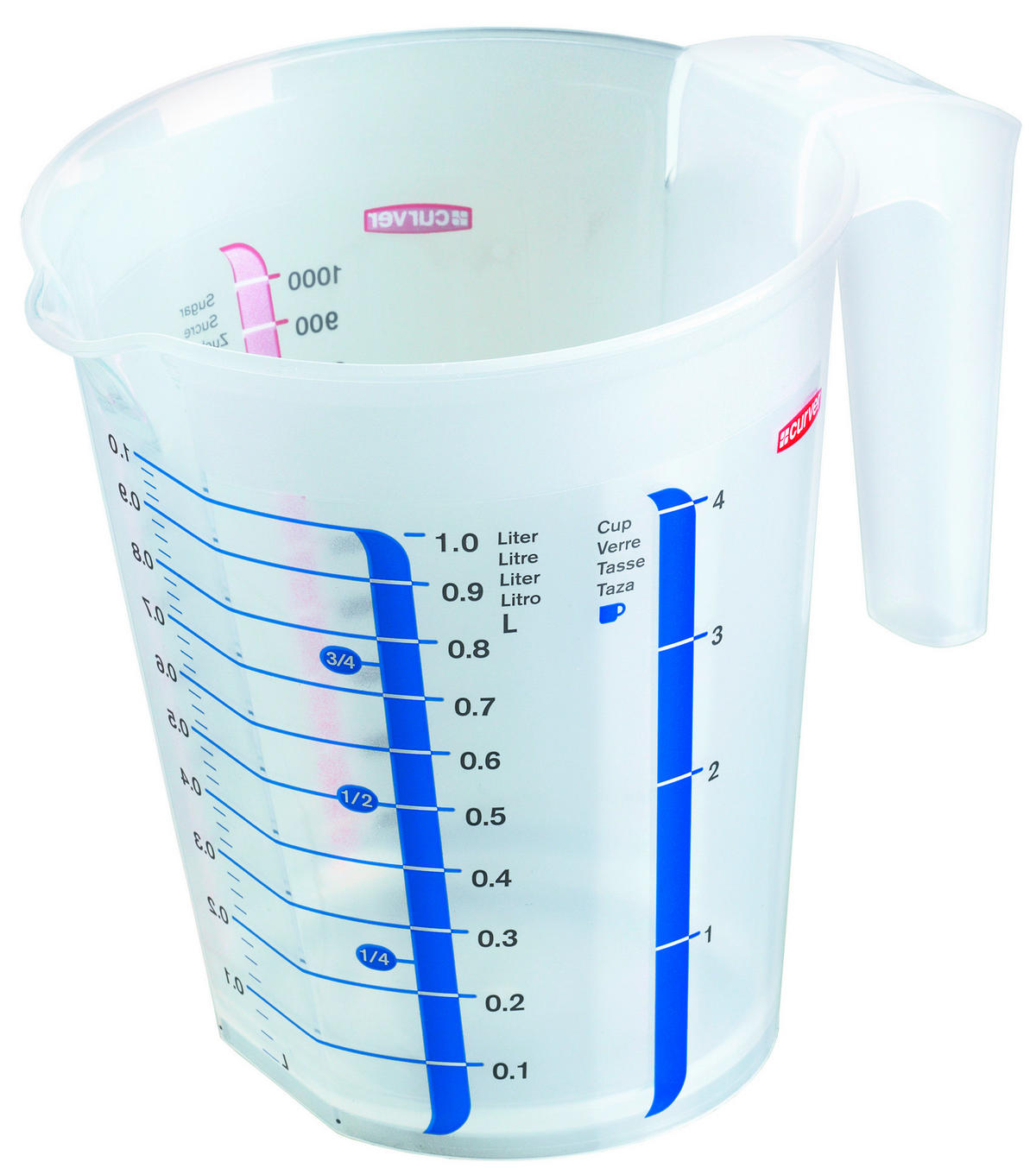 Curver Messbecher Messbecher_Curver 1l - (13,40/16,20/18,20cm) - Curver