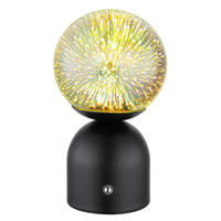 GLOBO LED-Tischleuchte schwarz Metall H/D: ca. 21x12 cm JULSY - schwarz (12,00/21,00cm) - GLOBO