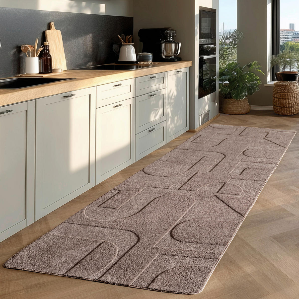 Ayyildiz Teppich POMPEI beige B/L: ca. 80x250 cm POMPEI - beige (80,00/250,00cm) - Ayyildiz
