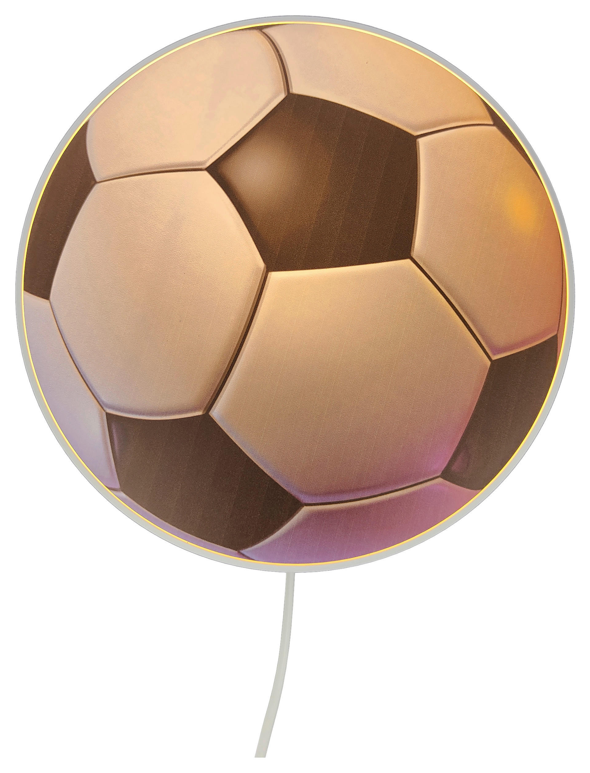 Niermann Kinderwandleuchte Fuball 40691 schwarz weiß Kunststoff Wandleuchte_Fußball - weiß/schwarz - Niermann
