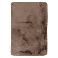Kayoom Hochflorteppich Badematte Rabbit 225 sand B/H/L: ca. 40x3,5x60 cm Badematte Rabbit 225 - sand (60,00/40,00/3,50cm) - Kayoom