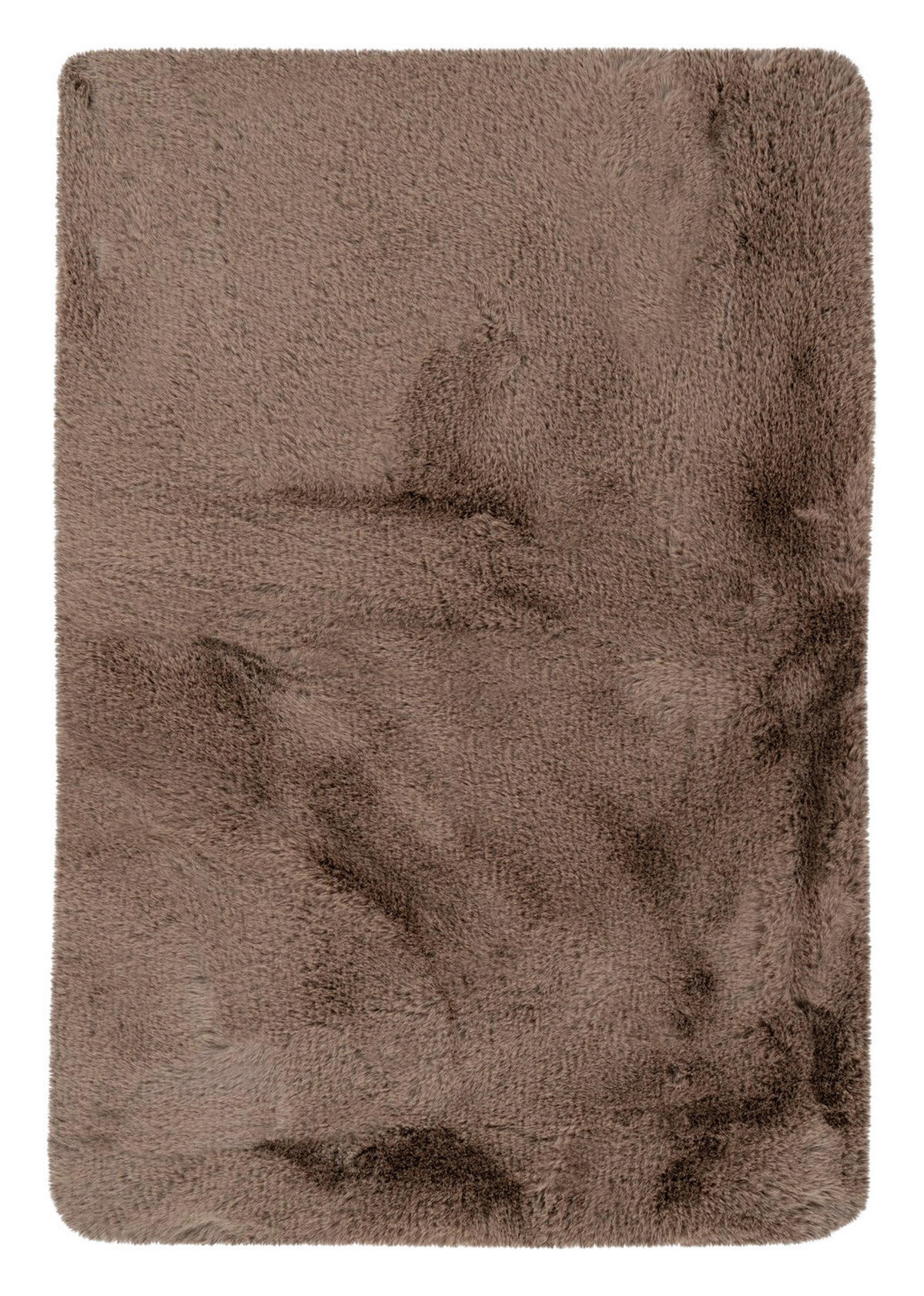 Kayoom Hochflorteppich Badematte Rabbit 225 sand B/H/L: ca. 40x3,5x60 cm Badematte Rabbit 225 - sand (60,00/40,00/3,50cm) - Kayoom