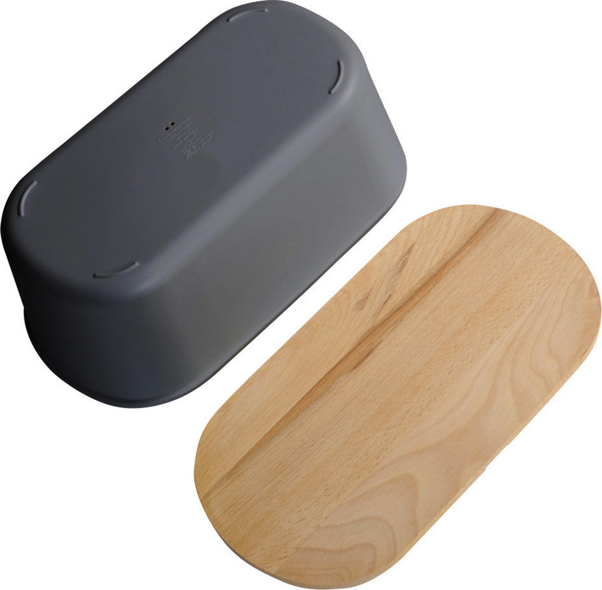 Kesper Brotbox braun Buche B/H/L: ca. 18x14x34 cm Brotbox - braun/schwarz (34,00/18,00/14,00cm) - Kesper