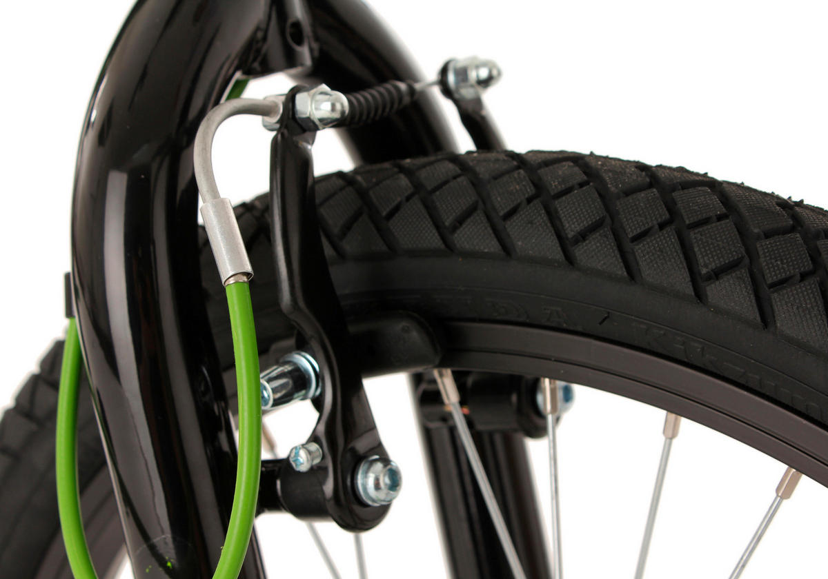 KS-Cycling BMX Hedonic 592B 20 Zoll Rahmenhöhe 28 cm 1 Gänge schwarz schwarz ca. 20 Zoll Hedonic - schwarz - KS-Cycling