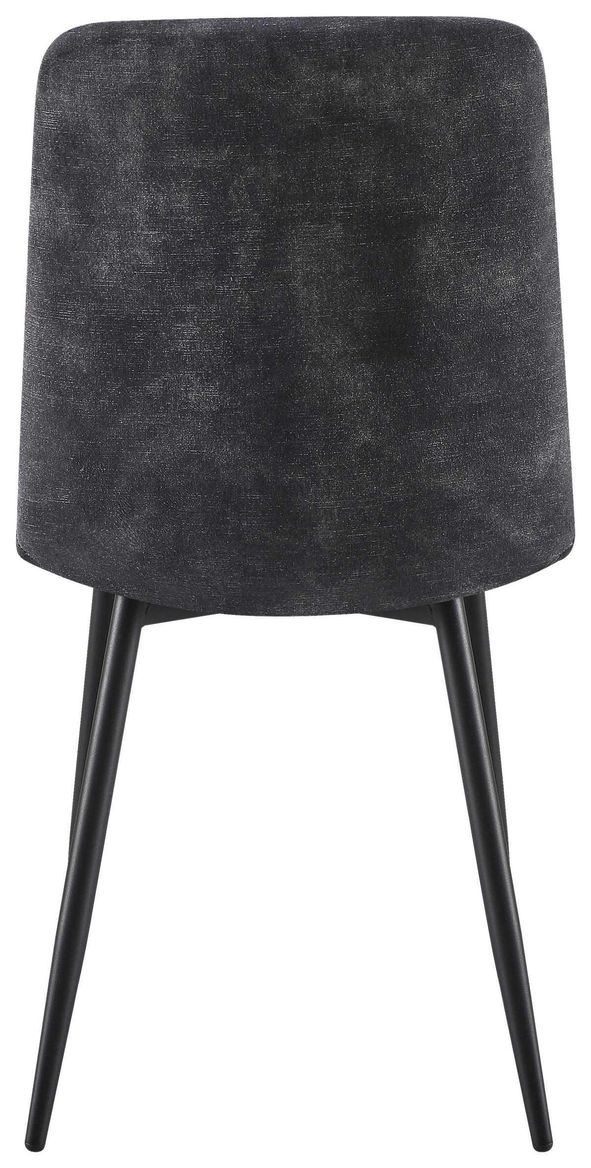 Stuhl Basti anthrazit Polyester B/H/T: ca. 45x87x43 cm Basti - schwarz/anthrazit (45,00/87,00/43,00cm)