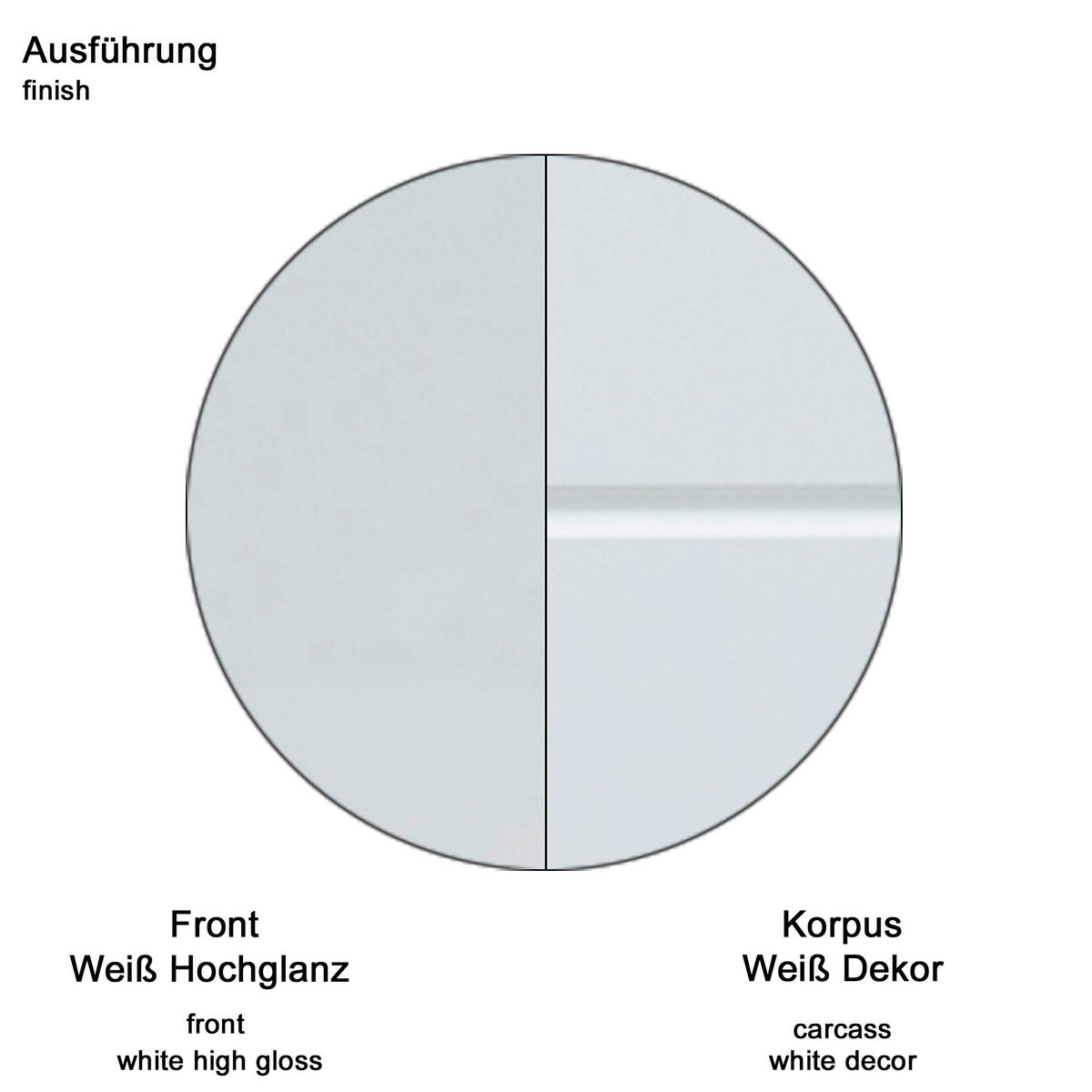 Sitzbank Amanda weiß Hochglanz B/H/T: ca. 91x42x38 cm Amanda - weiß (91,00/42,00/38,00cm) - Trendteam