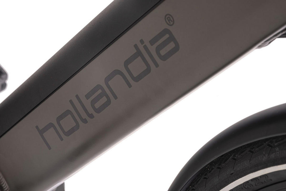 Hollandia Alu E-Cityrad Mantova Mantova 28'' 28 Zoll Rahmenhöhe 52 cm 7 Gänge grau grau ca. 250 W ca. 36 V ca. 28 Zoll Mantova - grau - Hollandia