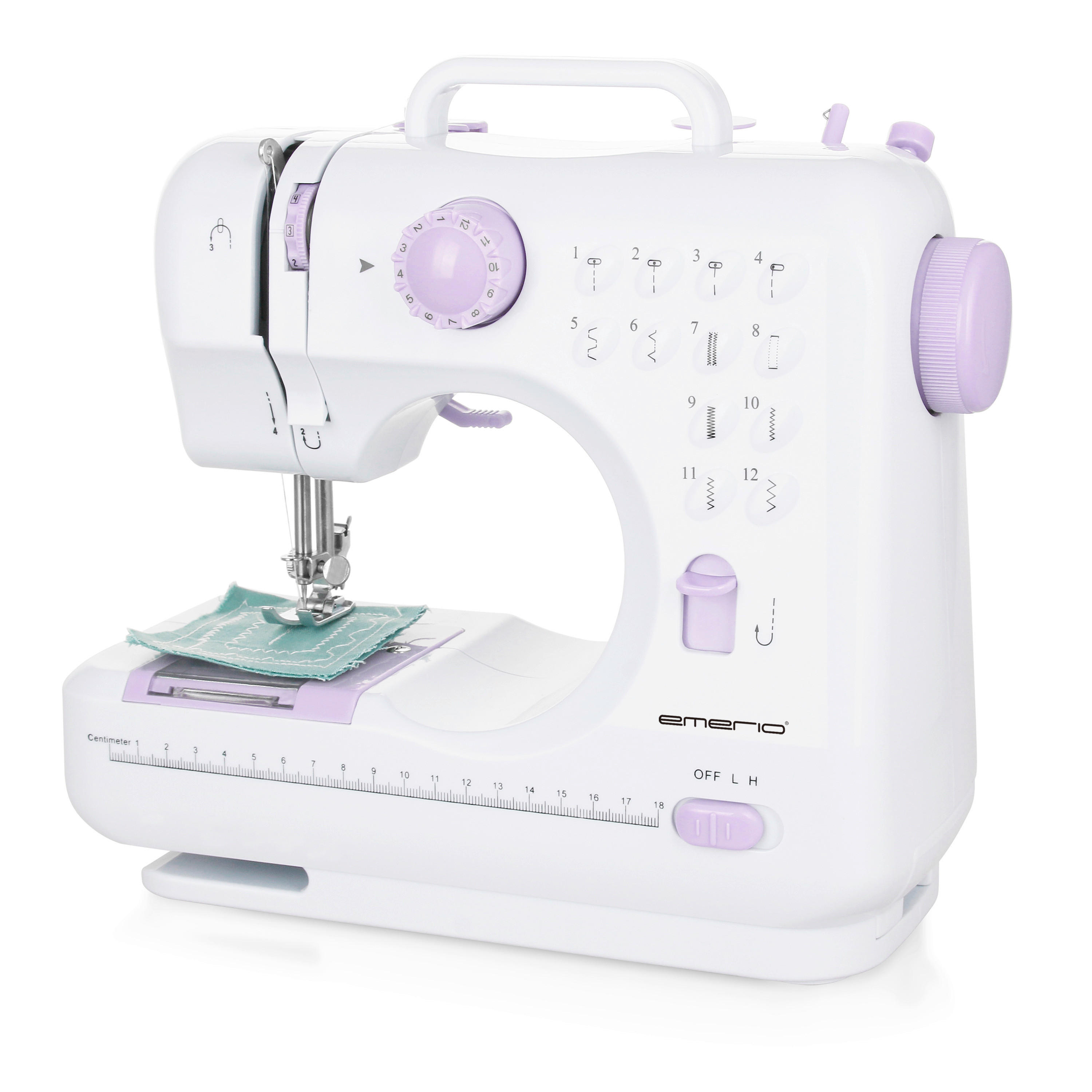 Emerio Nähmaschine SEW-121820 weiß lil...