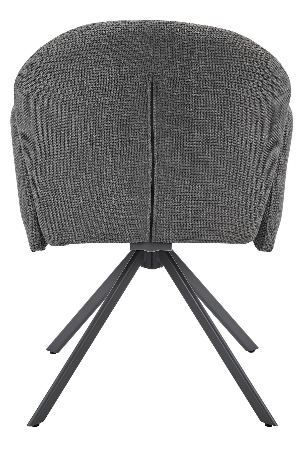 Drehstuhl Holly grau Microfaser Webstoff B/H/T: ca. 57x84x61 cm Holly - grau (57,00/84,00/61,00cm)