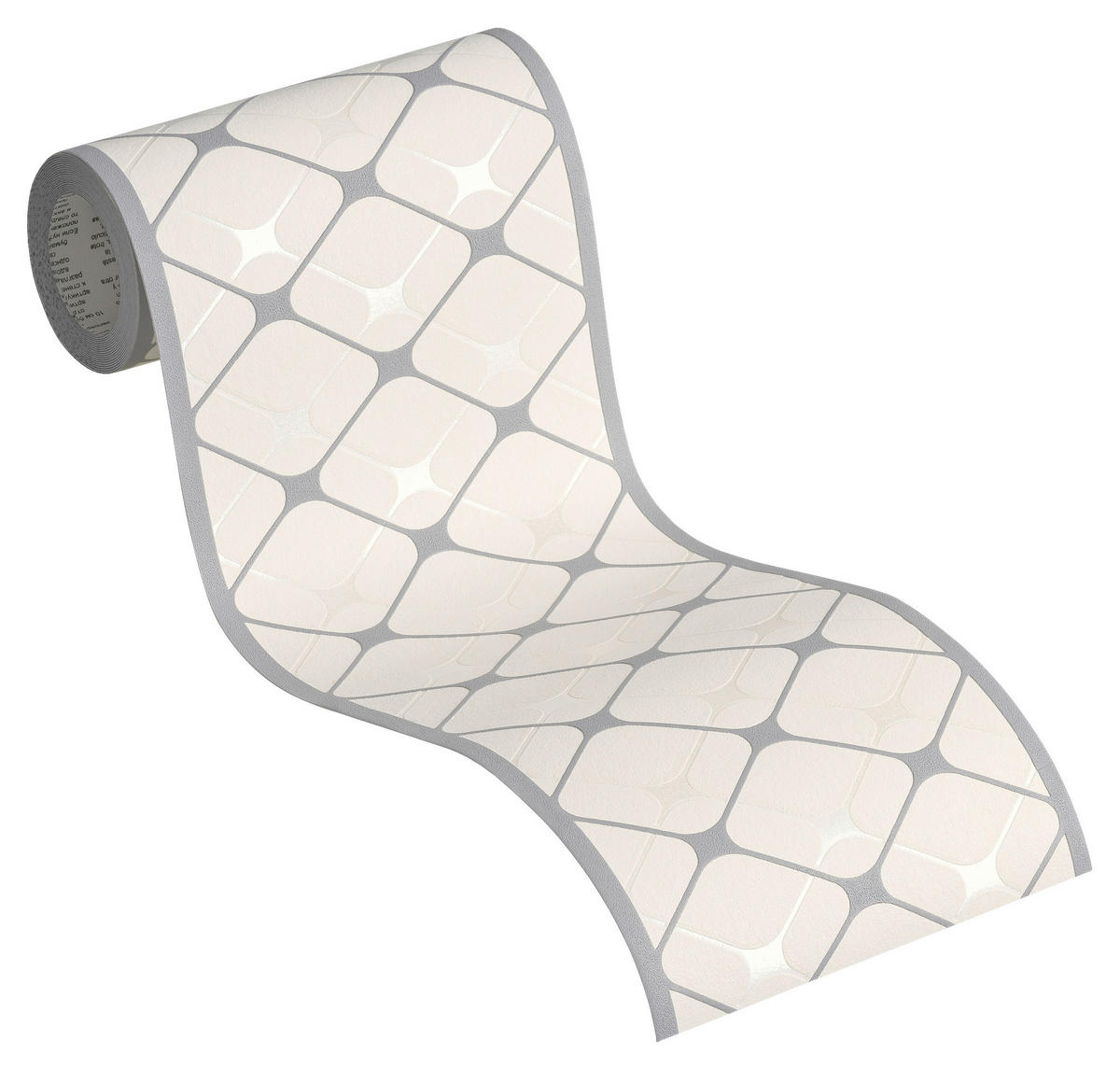 A.S.Creation Bordüre weiß B/H/D: ca. 17x500x8 cm Bordüre_selbstklebend - weiß (8,00/500,00cm) - A.S.Creation