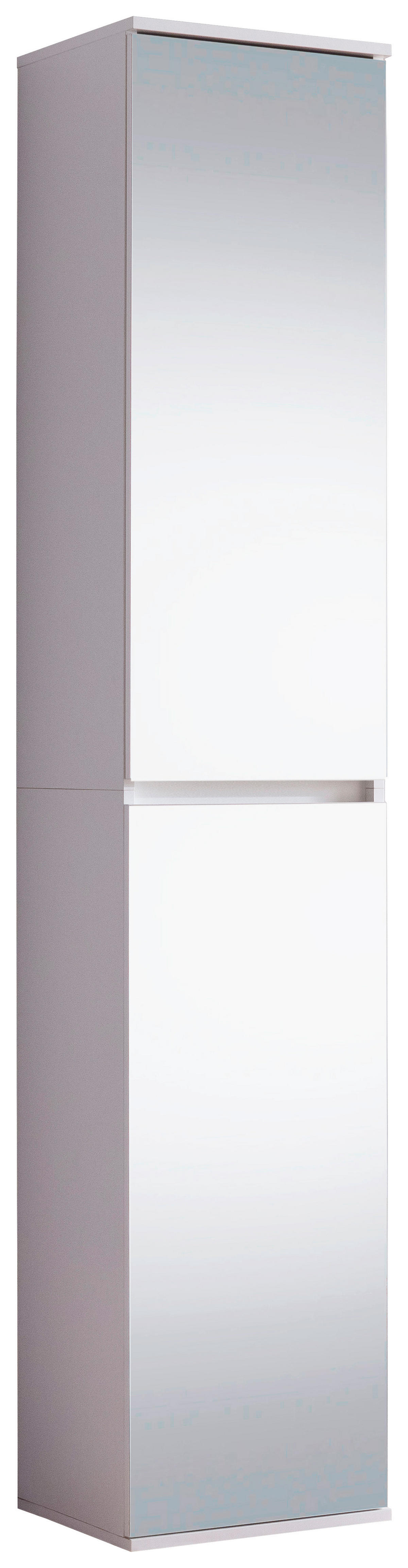 Garderobenschrank Mirror weiß B/H/T: ca. 37x191x34 cm Mirror - weiß (37,00/191,00/34,00cm) - Trendteam