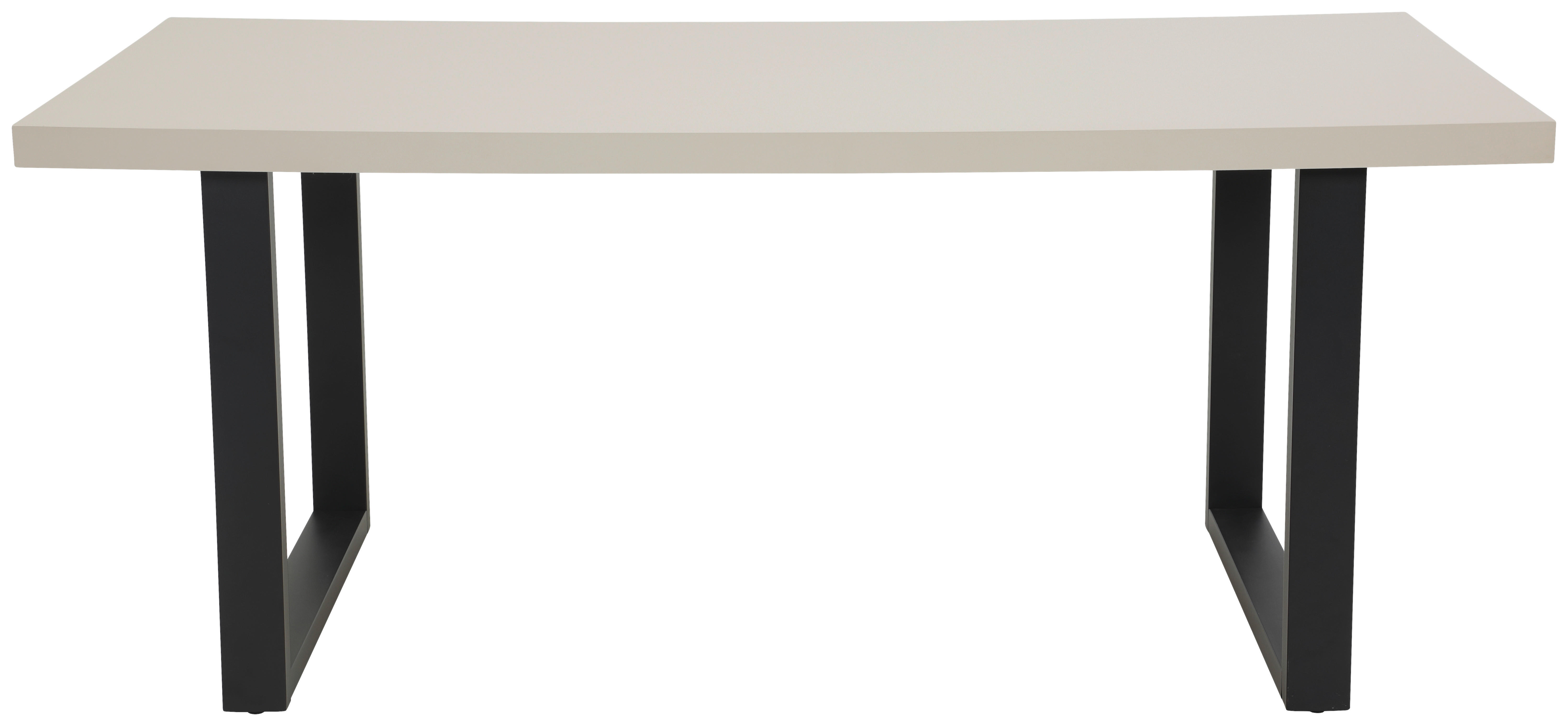 Esstisch Meran schwarz Cashmere B/H/T: ca. 180x76x90 cm Meran - schwarz/Cashmere (180,00/76,00/90,00cm) - Hela