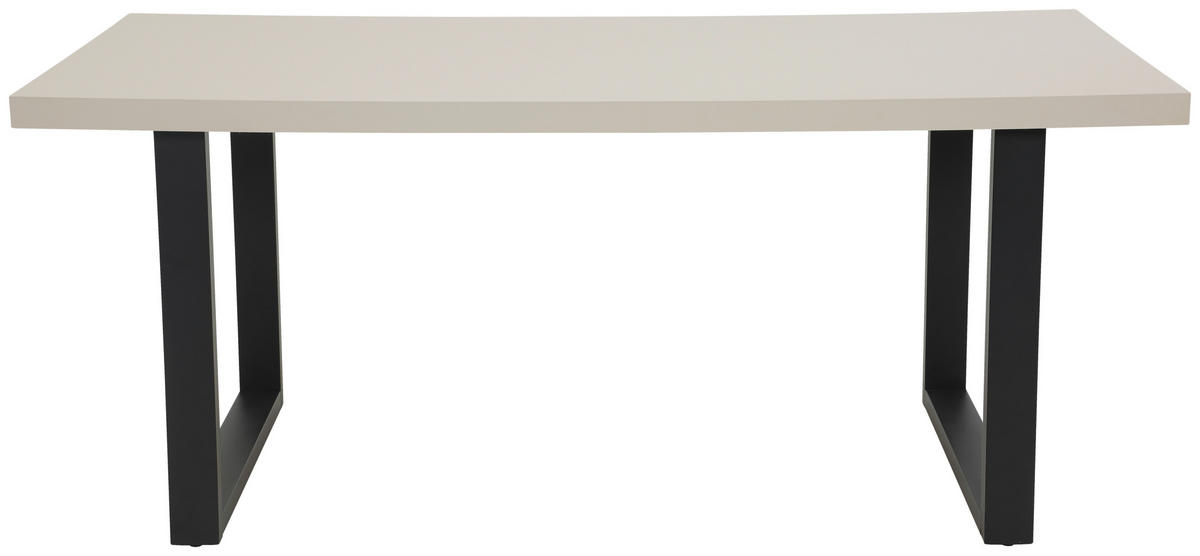 Esstisch Meran schwarz Cashmere B/H/T: ca. 180x76x90 cm Meran - schwarz/Cashmere (180,00/76,00/90,00cm) - Hela