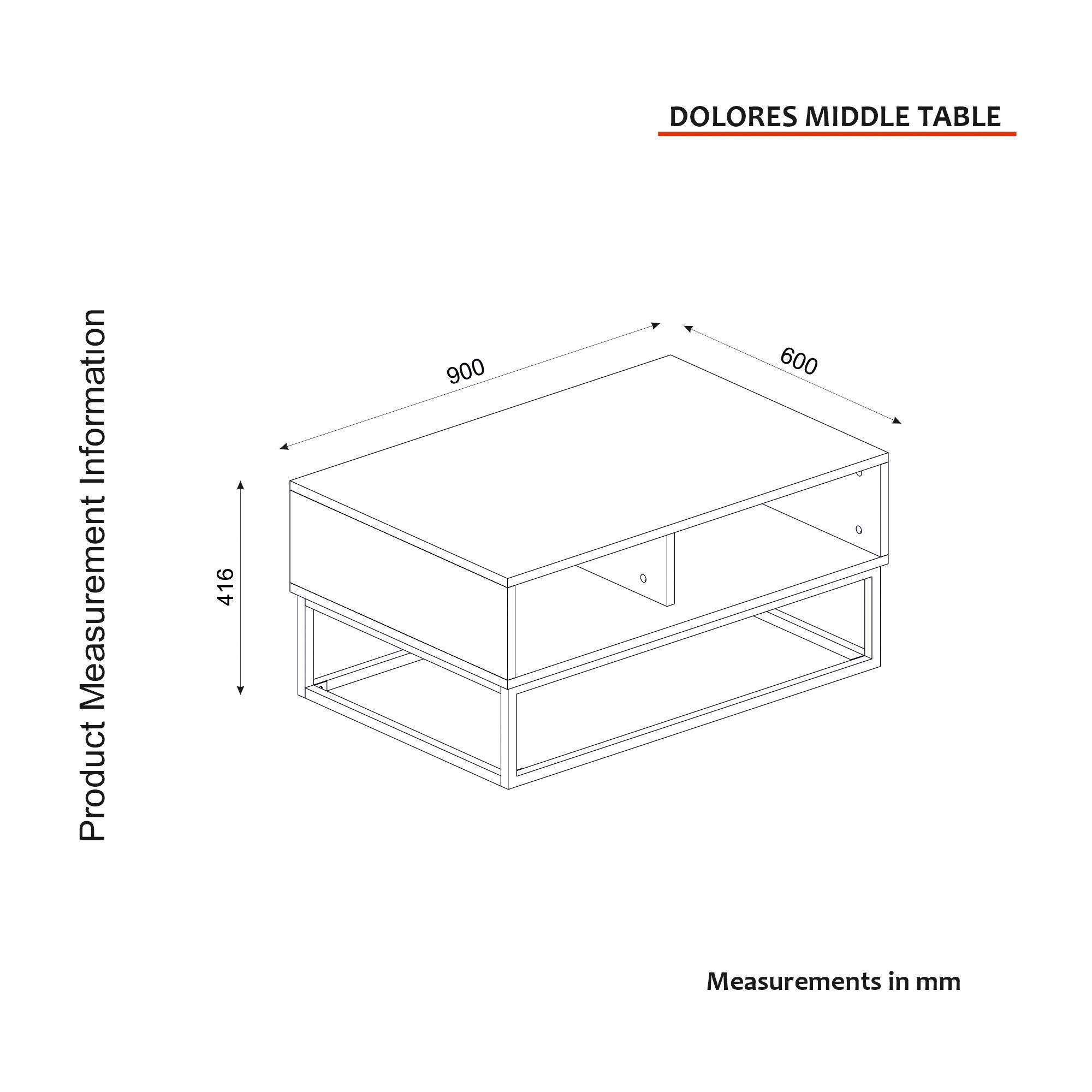 Couchtisch Dolores anthrazit Saphir B/H/T: ca. 90x41,6x60 cm Dolores - Saphir/anthrazit (90,00/41,60/60,00cm) - moebel17