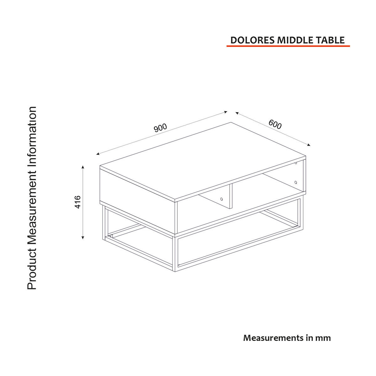 Couchtisch Dolores anthrazit Saphir B/H/T: ca. 90x41,6x60 cm Dolores - Saphir/anthrazit (90,00/41,60/60,00cm) - moebel17