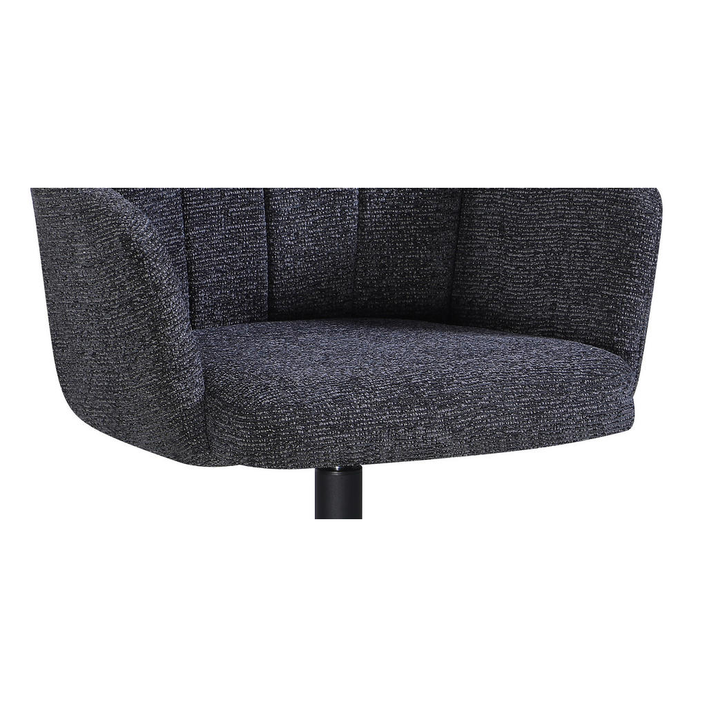 Thumbnail - Armlehnstuhl Dana anthrazit schwarz Webstoff Metall