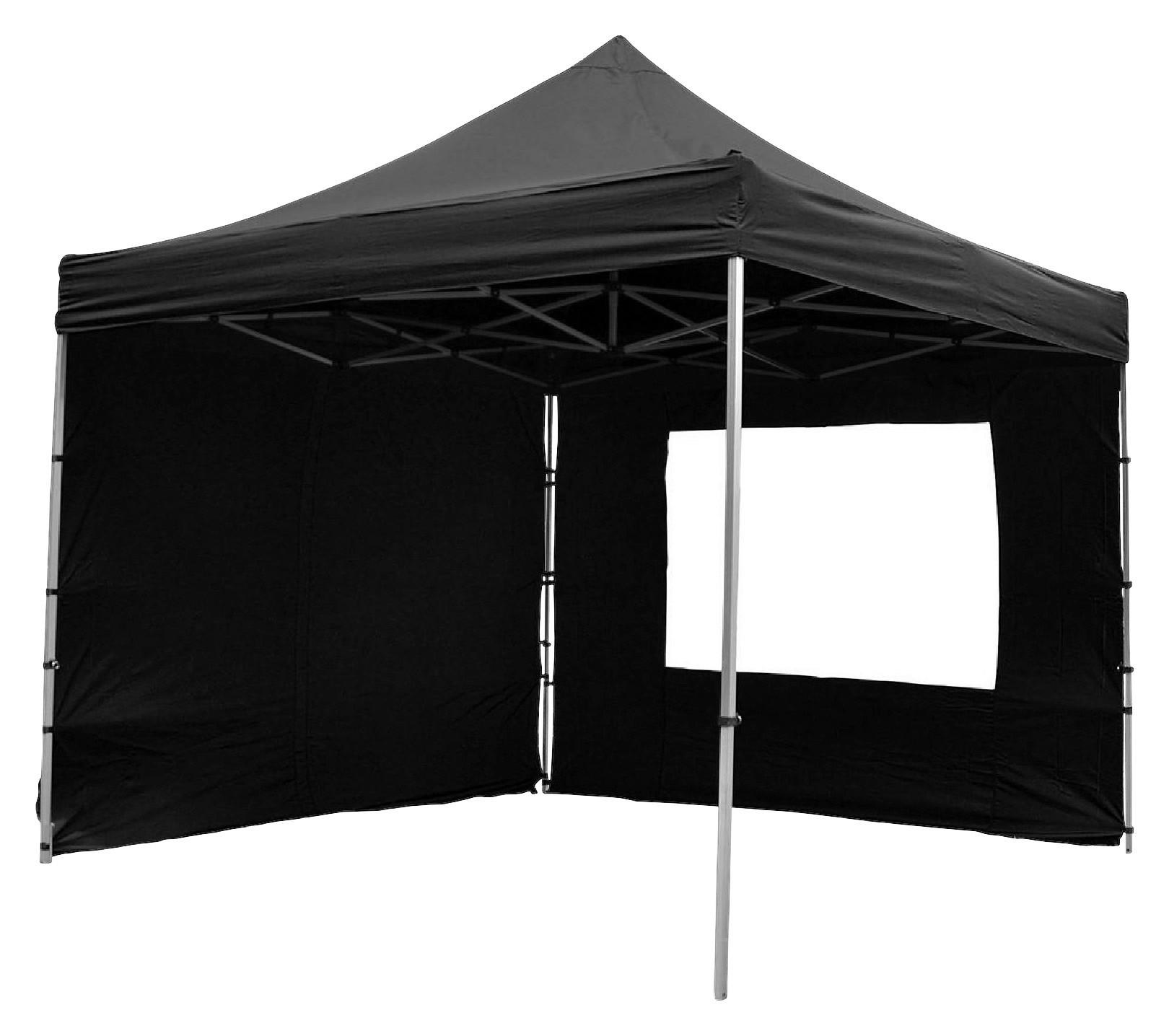 VCM Faltpavillon PROFI schwarz Polyester-Mischgewebe B/H/L: ca. 300x220x300 günstig online kaufen